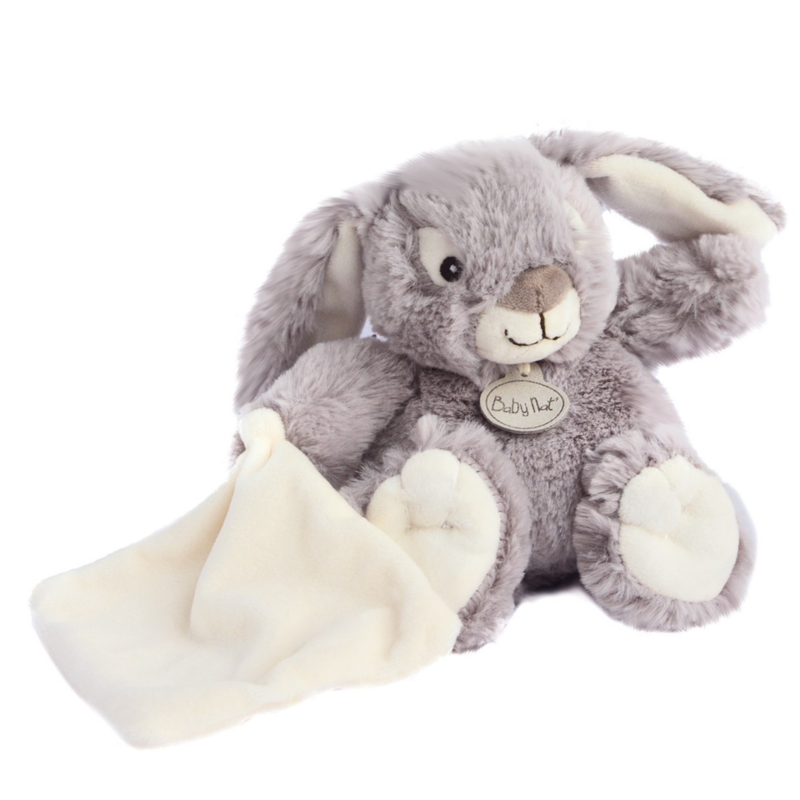 Reglisse lapin mouchoir gris 